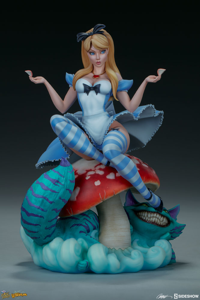 Alice in Wonderland  Statue by Sideshow Collectibles   Fairytale Fantasies Collection 